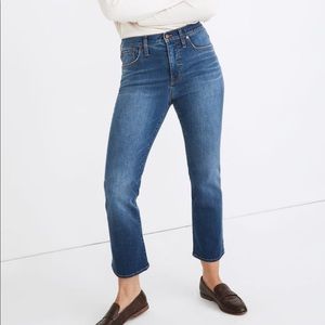 Madewell Cali Demi Boot Crop Jeans